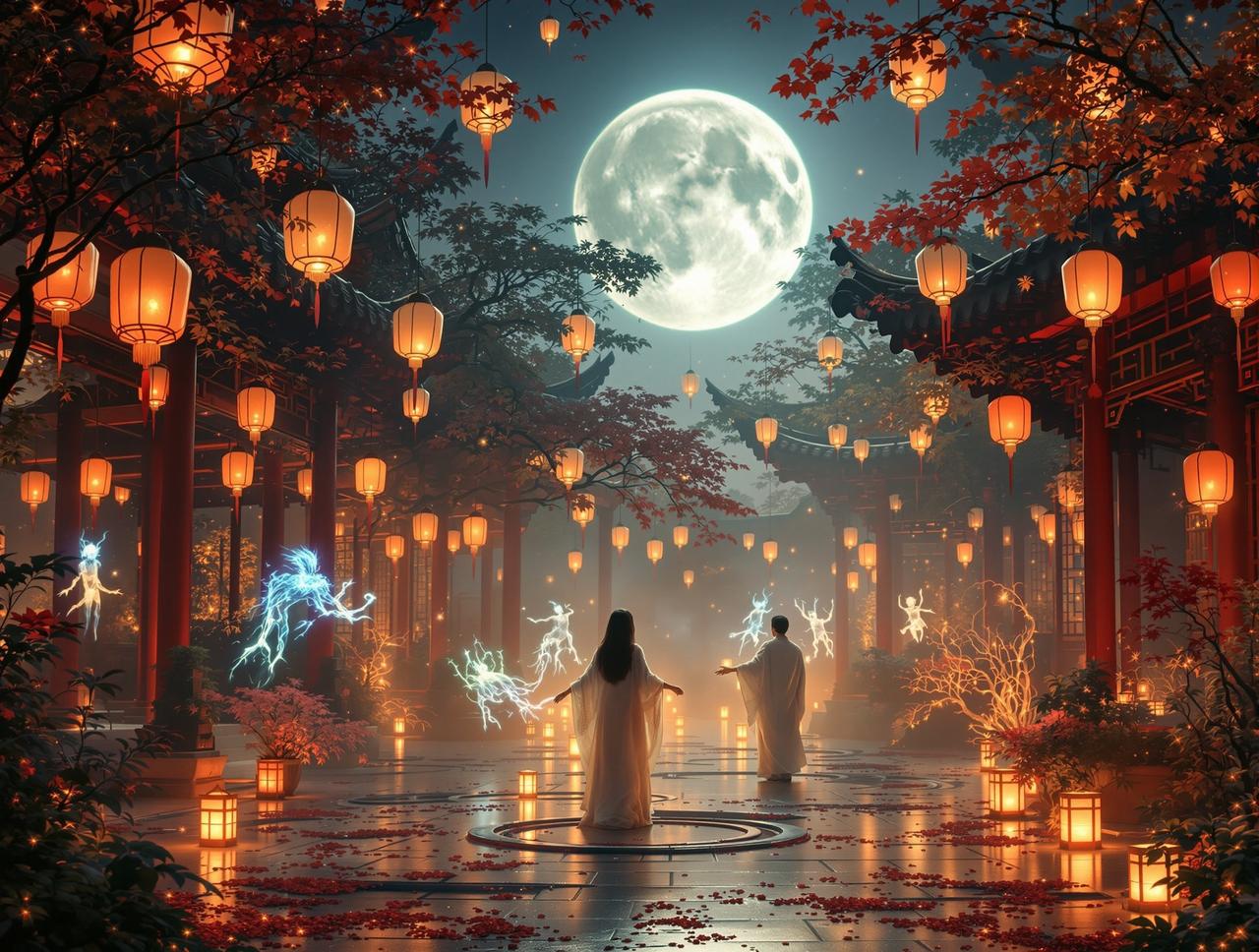 百合短剧案例 - 长安幻夜 - 奇幻古装的视觉革命，古装短剧成功案例